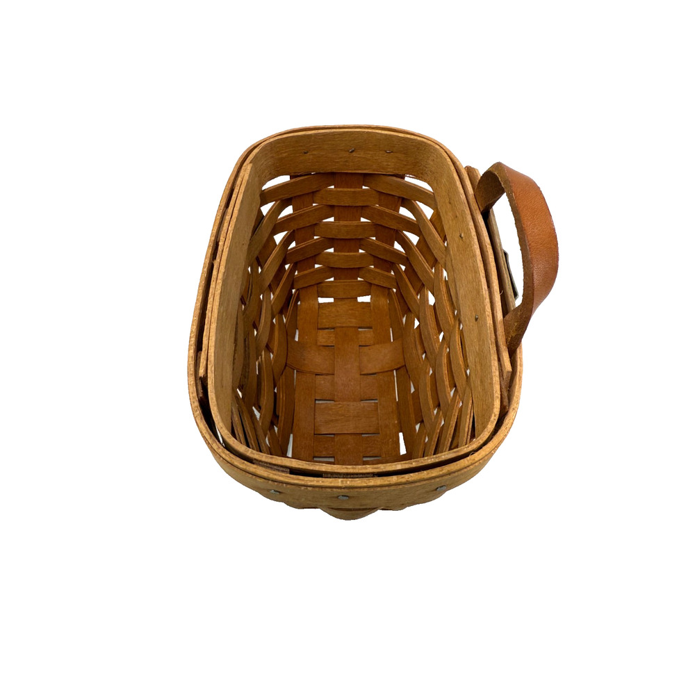 1992 Longaberger Ambrosia Basket Vintage 5.5"L x 4"W x 4"H - Picture 2 of 3